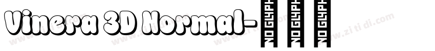 Vinera 3D Normal字体转换